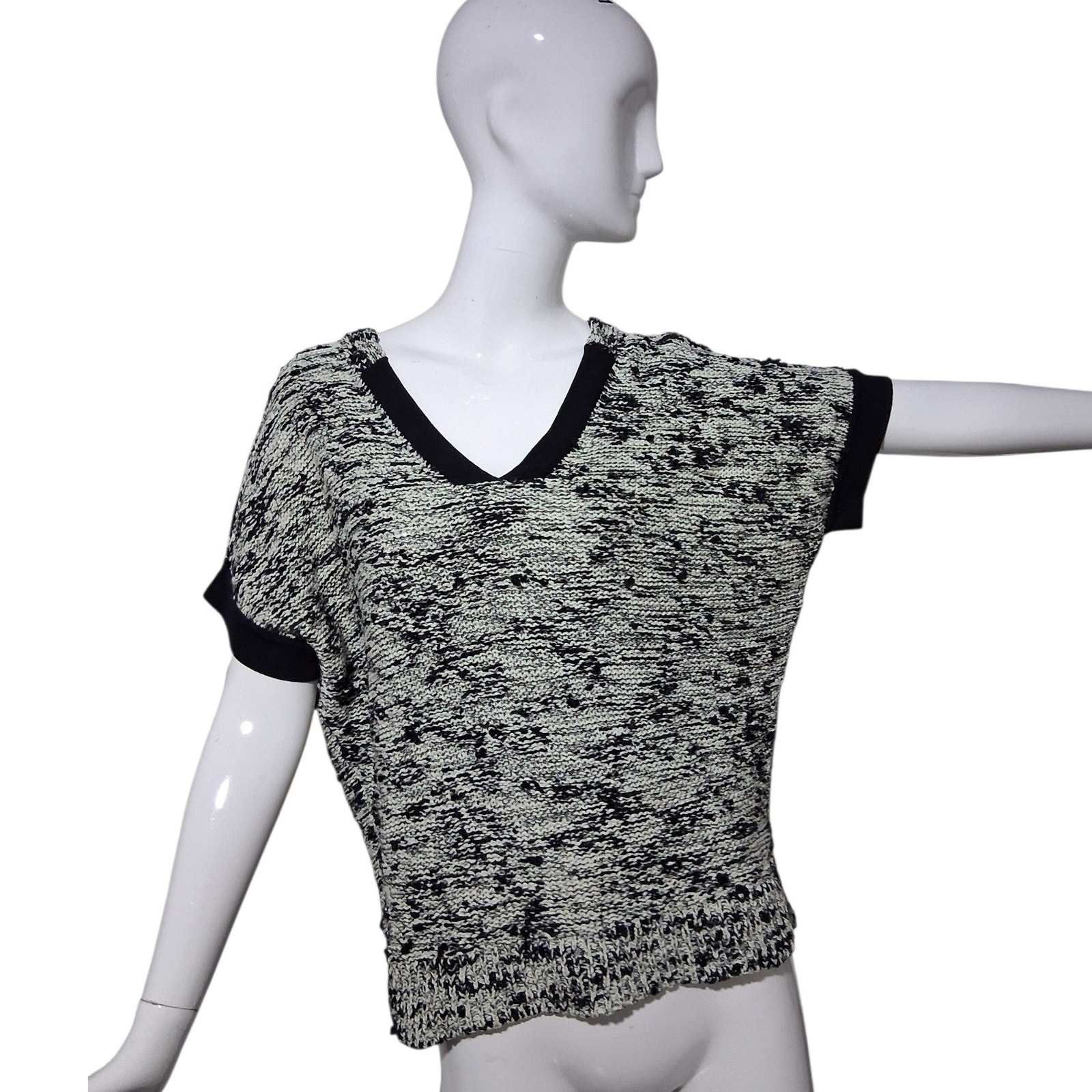 Lafayette 148 Textured Knit Women's Size Large Preppy Casual Career Sweater Top
